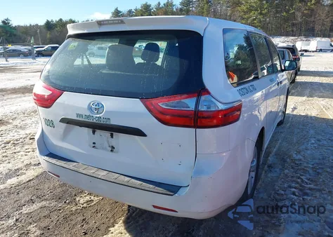 2018 Toyota Sienna L 7 Passenger из США, поврежденный, VIN 5TDZZ3DC8JS955596